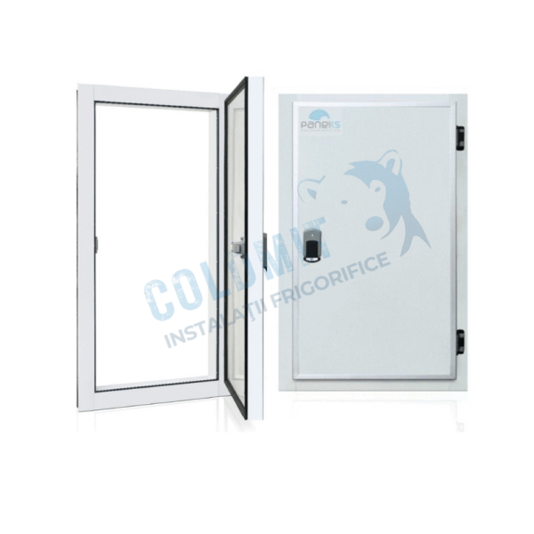 Ușă Frigorifică refrigerare 1000×2000 mm – 10 cm